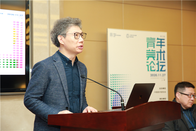 5 中国美协美术理论委员会主任、《美术》杂志社社长兼主编尚辉致词.JPG